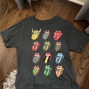 Daydreamer Black and Red Short Sleeve Tee with Graphic Design